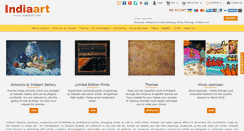 Desktop Screenshot of indiaart.com