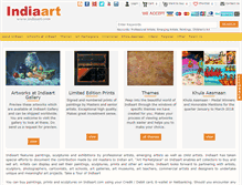 Tablet Screenshot of indiaart.com